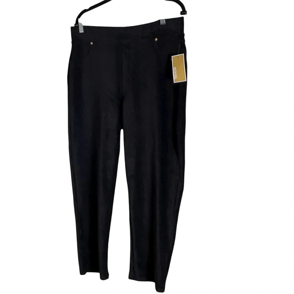 Michael Kors Black Straight Ankle Pull On High-Rise Size 1X